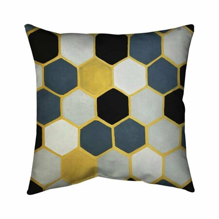 FONDO 20 x 20 in. Blue Cells-Double Sided Print Indoor Pillow FO2792858